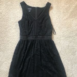 AMY BYER BLACK LACE DRESS